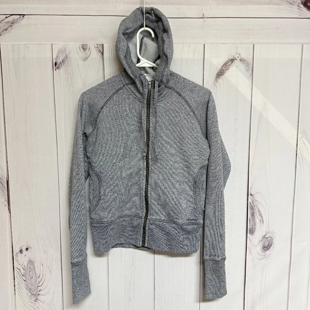 Patagonia‎ Women’s Cloud Stack Hoody Small Heather Gray EUC